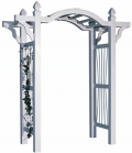 White wedding arbor